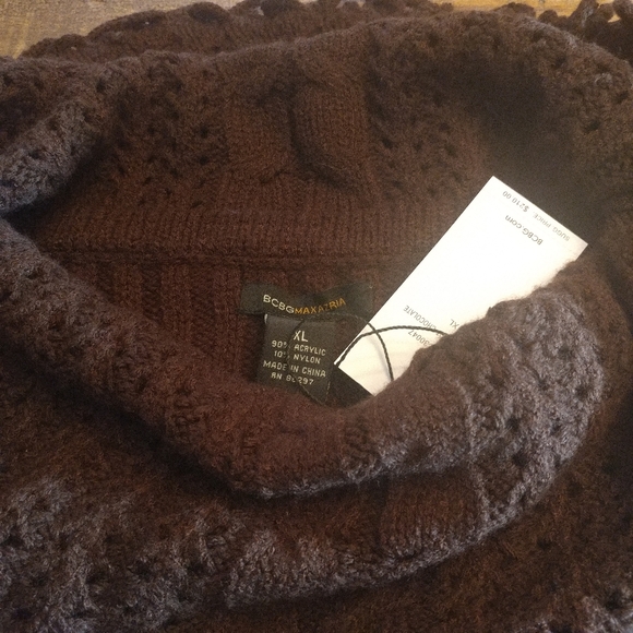 BCBGMaxAzria Chocolate Brown Sweater Dress - Picture 7 of 7